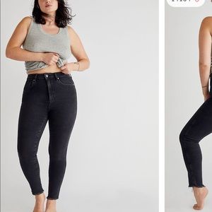 Free people raw high rise jegging
